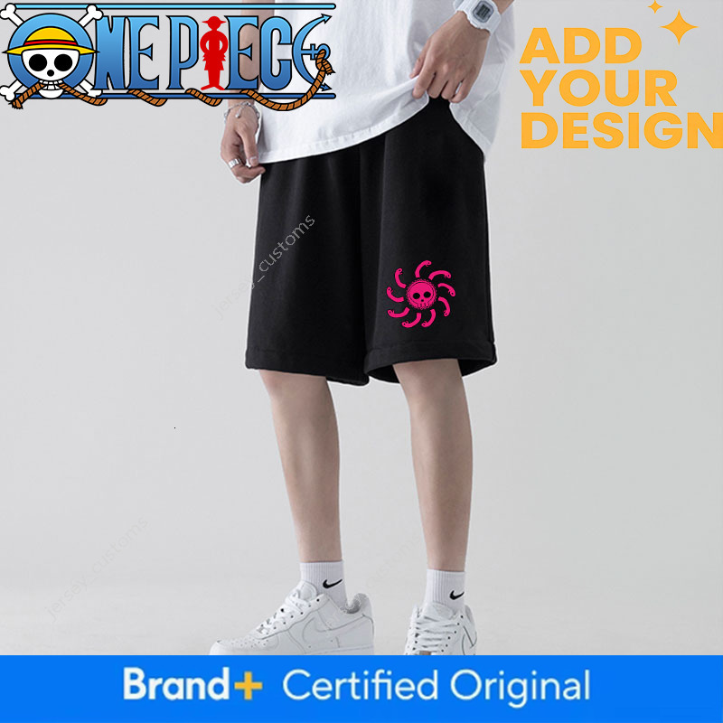 Cross-border M-7XL Anime giapponese One Piece stile nuovo cinque punti per uomo, pantaloncini da coppia hip-hop streetwear casual