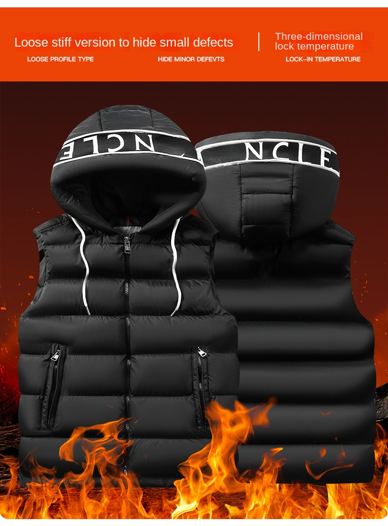 Designer M Gilet piumino Gilet con lettera piumino da donna Giacca core per uomo cappotto Solander Batman lady con gilet con cappuccio homme doudoun