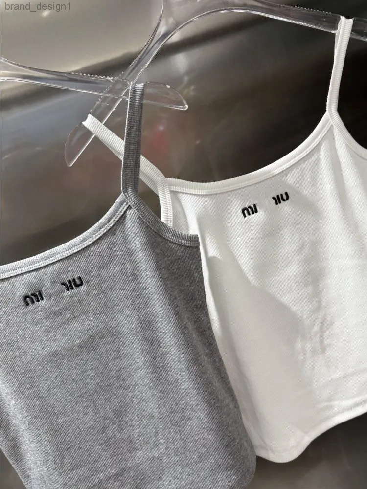 Summer Womens Tank Tops Luxury Designer Tanks Women Sleeveless Camis Shirt Short Tee Embroidery Woman Teeshirts Tshirts Lady Backless Clothing Tops