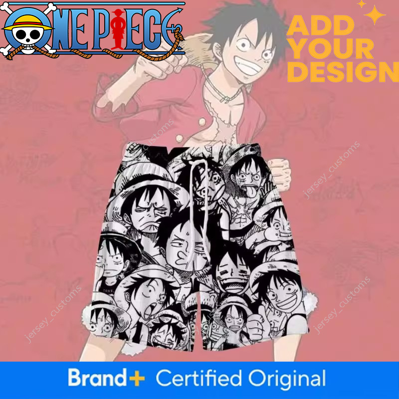 One Piece Summer Loose Plus Size Couple Sleep Casual Pants Beach Shorts for Men and Women