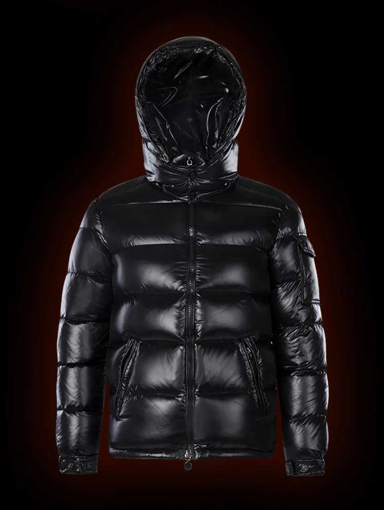Outwear Jackets Thicken Down Outdoor Warm Fce Hooded Casual Parka Mens Winter Parkas Jackets Shiny Down Winter Waterproof Q260921