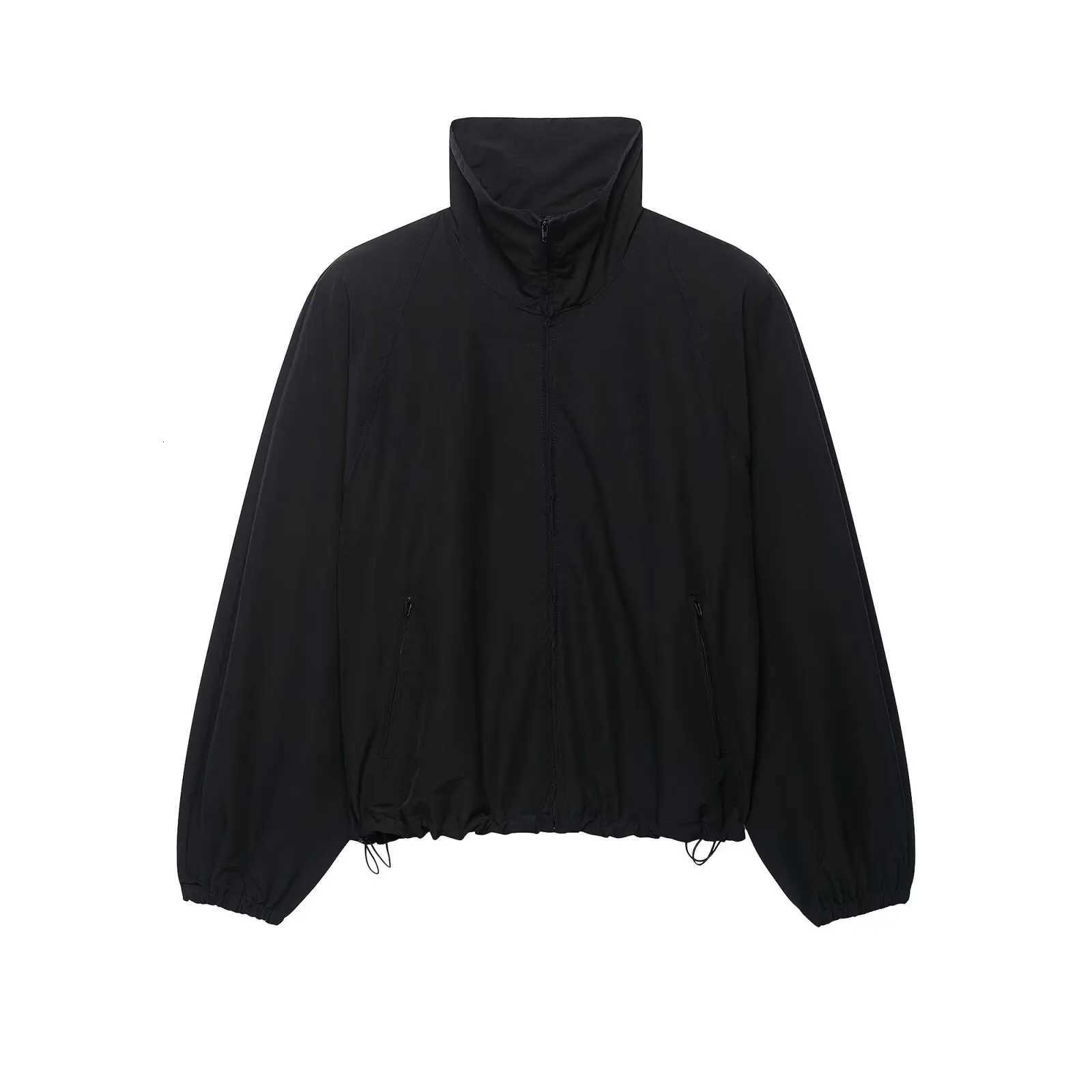 Jackets Women's Jackets Women's Black 2026 zanban Long Sleeve Tops Casual Loose Chic Outwear Casual Loose Tops With Zipper Jackets Woman C