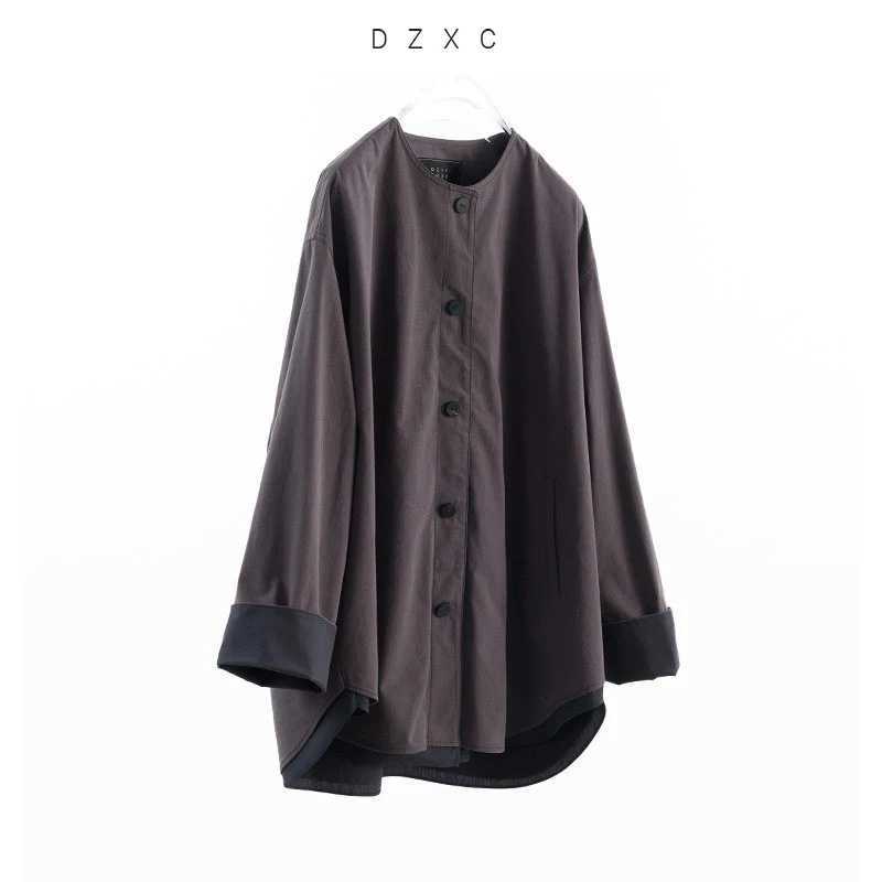 Women's Jackets Simple yet High-End~ Silk Cotton Long-Sleeved Thin Jacket Loose Casual Top Women's New Autumn Style C260921