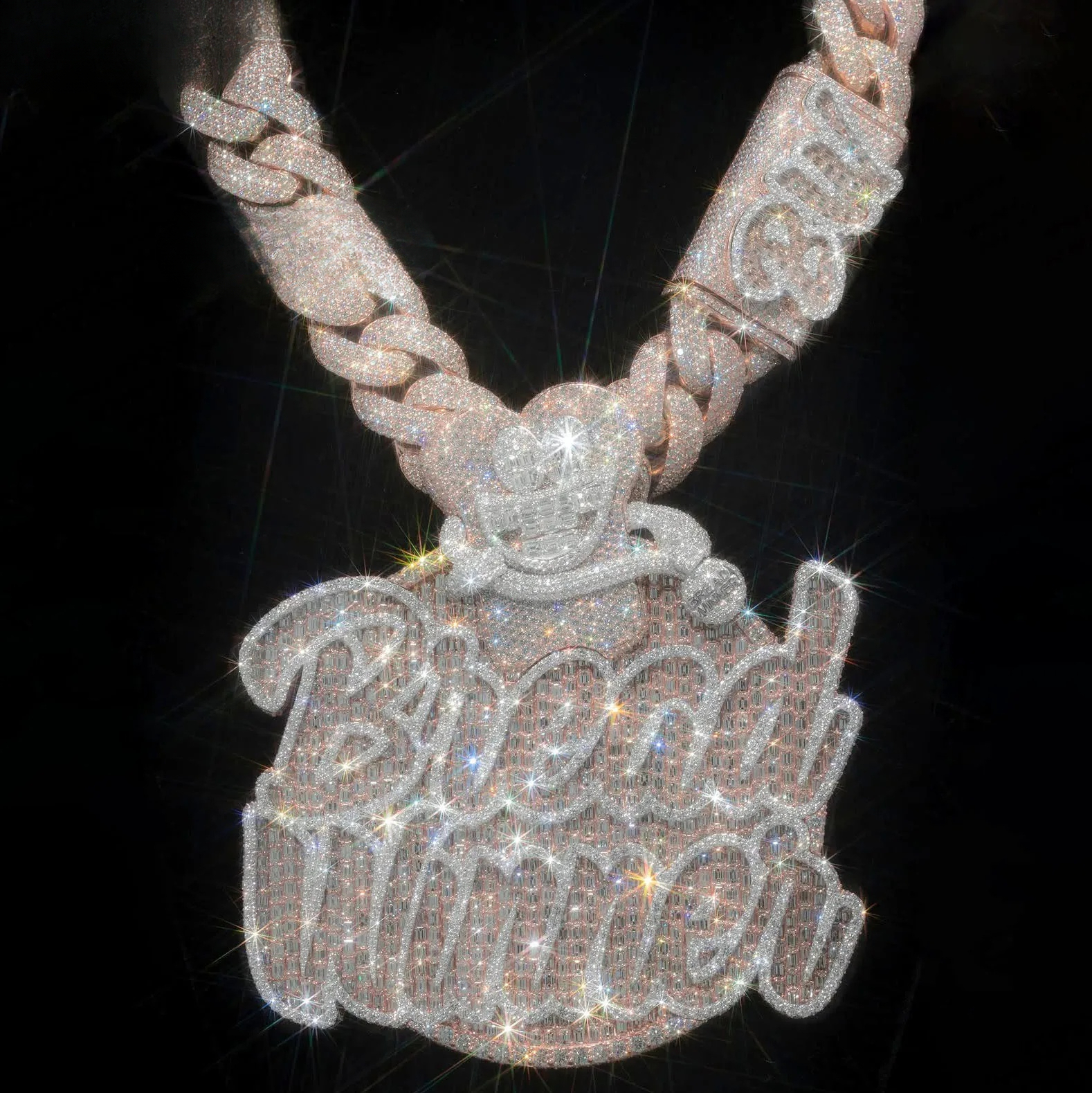 Custom Pass Diamond Test Chain Iced Out Vvs Moissanite 925 Silver 18K Gold Hip Hop Letter Fine Jewelry Necklace Name Pendant Man