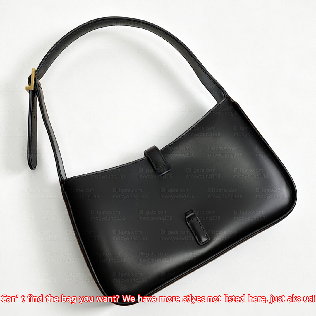 12A Premium Mirror Quality Designer Hobo Bags for Women 23cm LE5A7 Handbags for Travel Luxury Shoulder Bag Genuine Leather Black Purse with Box 6572
