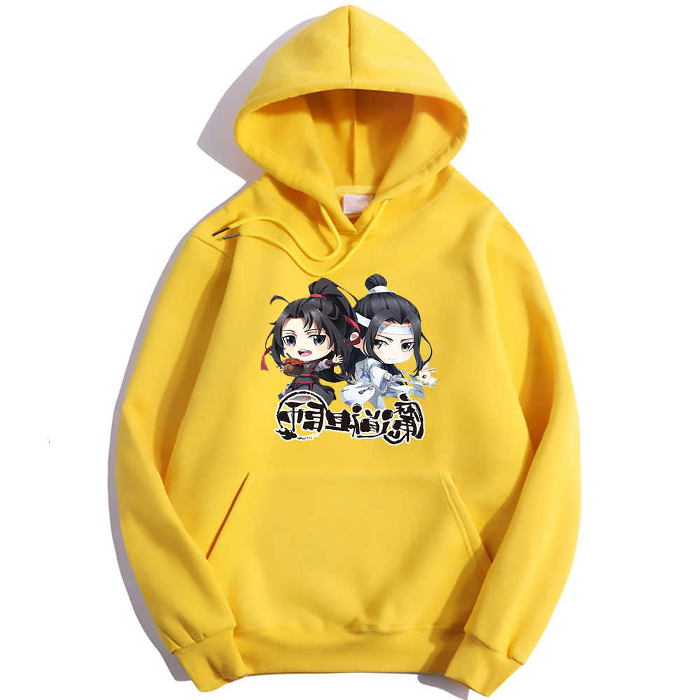 Spring Men's Hoodies Sweatshirts Fashion Women Hoodie Mo Dao Zu Shi Sweatshirt Hoodies Anime Long-sleeved White Color Tops Harajuku Men Kawaii