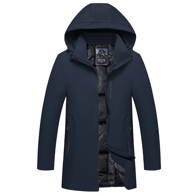 Fashion Outwear Parkas Men Long Windbreaker Coats Top Quality Winter Thicken ner Casual Jacket Clothing 260920