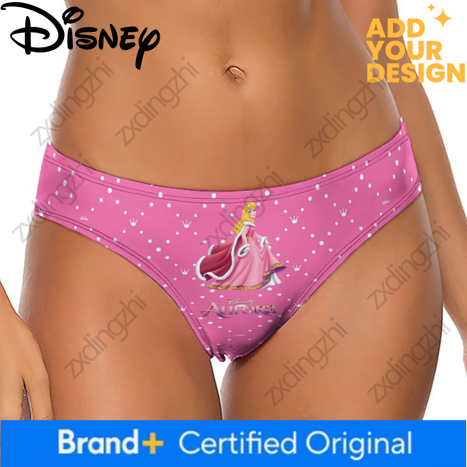 Aurora Womens Briefs Underwear Panties Disney Princess Cartoon Breathable Disney Cartoon Underpants Sexy Briefs