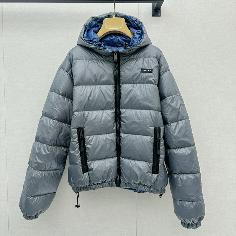 Designer Woman Puffer Jacket Zipper Long Sleeve Hooded Warm Coat Autumn Winter Padded Outerwear