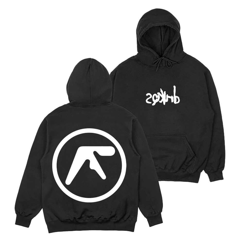 Dual Men's Hoodies Sweatshirts Drukqs Heavyweight Hoodie Aphex Twin Oversized High Street Sweatshirts Harajuku Long sleeve Streetwear Fashion U