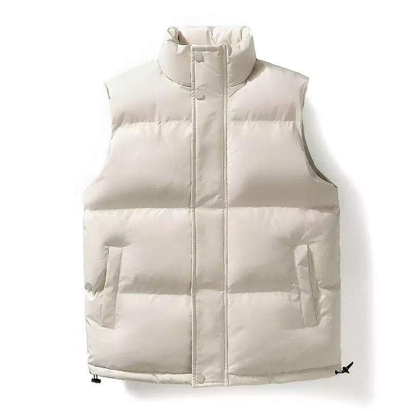 2026 Down Cotton Vest Men New Puffer Sleeveless Coat Mens Solid Jacket Winter Warm Waistcoat Outwear Windbreaker Clothing J260921