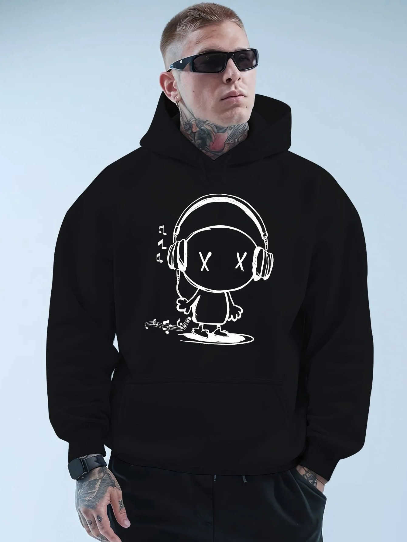 Music Men's Hoodies Sweatshirts 2026 Printed Hooded Men Women Hoodies Plus Size Fashion Sweatshirt Long sleeve Unisex Streetwear Tops D260921