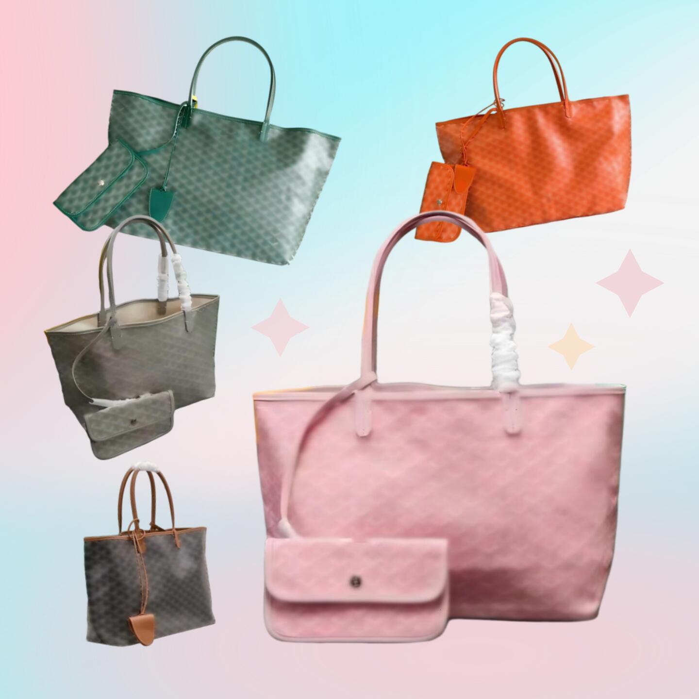 2026 New Designer Women Printed Tote Bag Detachable Mini Coin Purse Large Top Handle Shoulder Bag Multi Colors Work Daily Handbag