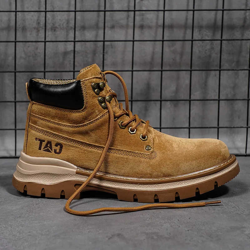 Men Boots Hot Selling Winter Snow Boots High-quality Classic High Top Outdoor Hiking Shoes Anti Slip Thick Soled Practical Work Shoes H260921