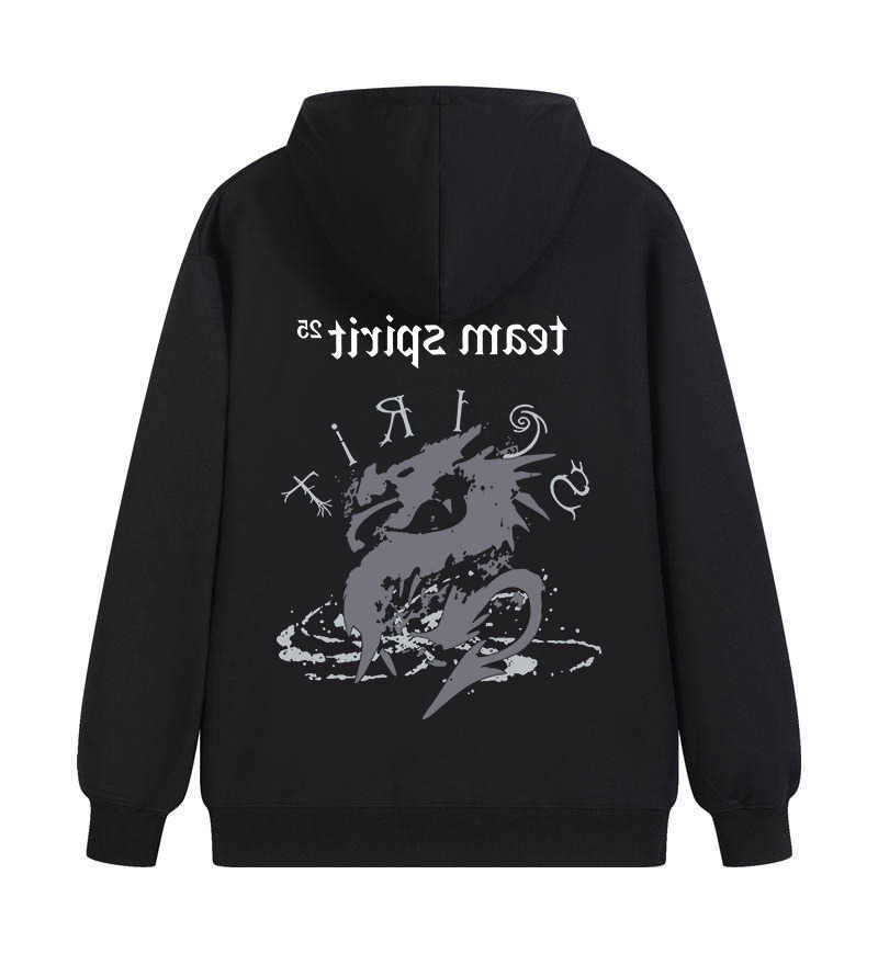 Green Men's Hoodies Sweatshirts 2026 Dragon Team Squad Jacket Hoodie CSGAO Hoodie Loose Spring and Autumn Trendy Men's Clothing D260921