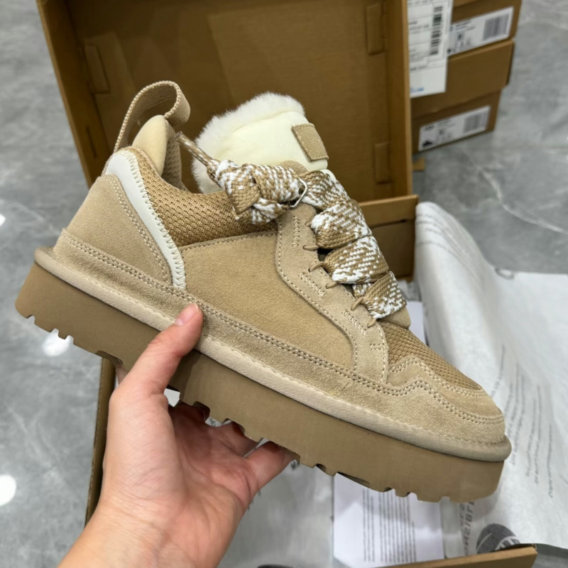 Designer Tazz Tasman Lowmels Sand Trainer platform boot snow boots women ankle booties sheepskin mens womens winter shoes 10A