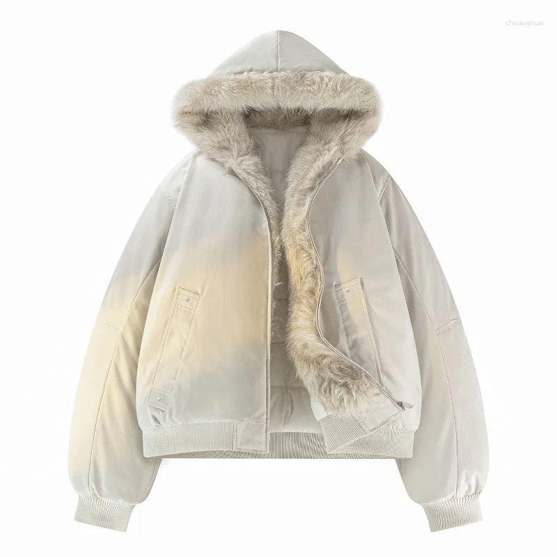 Winter Plush Warm Men Parkas With Hood Thickened Windproof Male Cotton Clothing High Quality Couple Hooded Overcoats