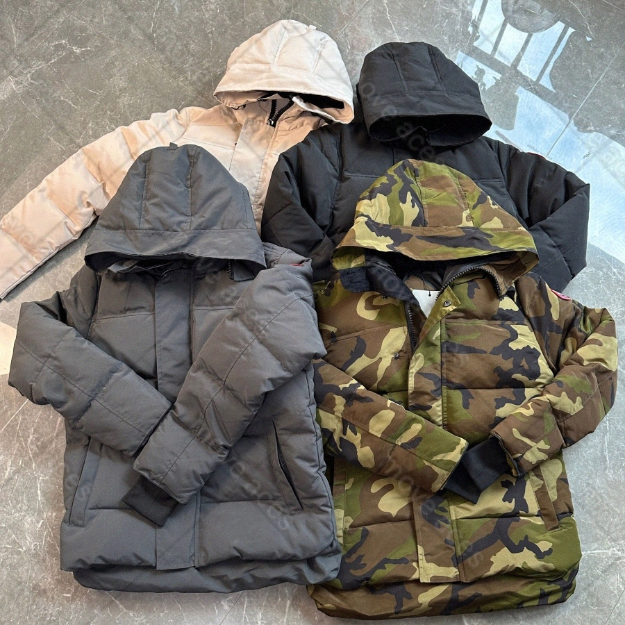 Canada down jacket luxury Down Parka Mid length puffer Windproof Water-Resistant Mens Fur Hood Insulated High Quality Winter Coat Outdoo Z23D#