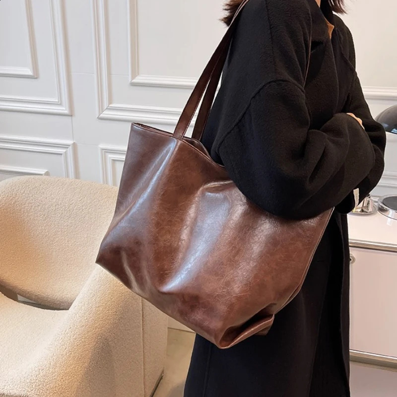 Fashion Soft Faux Leather Large Tote Bag for Womens Large Capacity Shoulder Purse Casual Everyday Commuter Bags for Work 260920