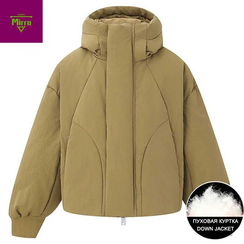90% White Duck Down Jackets Men Winter Puffer Jackets Thicken Warm Parkas Coats Black Hooded Padded Jackets Q260921