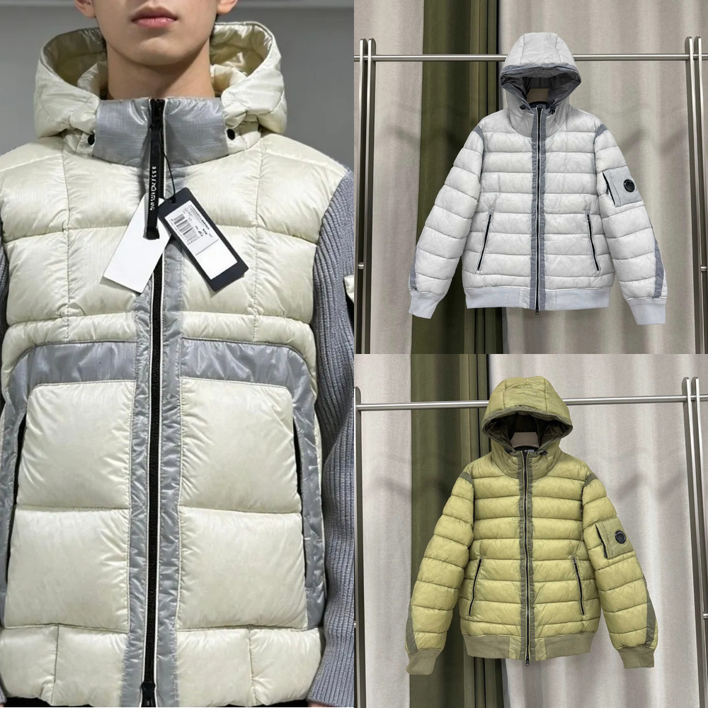 Mens copnemy Puffer Jacket Coat Designer Jacket Lens Badge Design Winter Puffer Hooded Jacket Mens Street Outdoor Waterproof Thickened Warm Cotton P