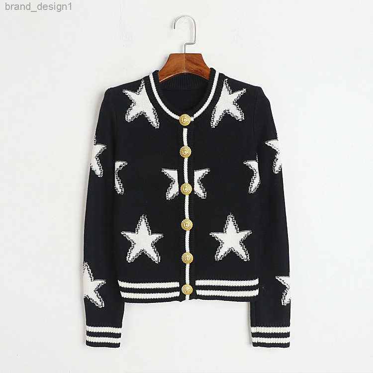 3022 2024 Runway Spring Summer Brand SAme Style Long Sleeve Black White Crew Neck Womens Clothes High Quality Womens DL