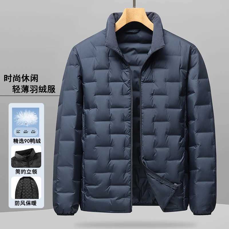 Winter Men's Lightweight White Duck Down Jacket Men's Warm 2025 Loose Jacket Ultra Light Windproof Jacket Q260921