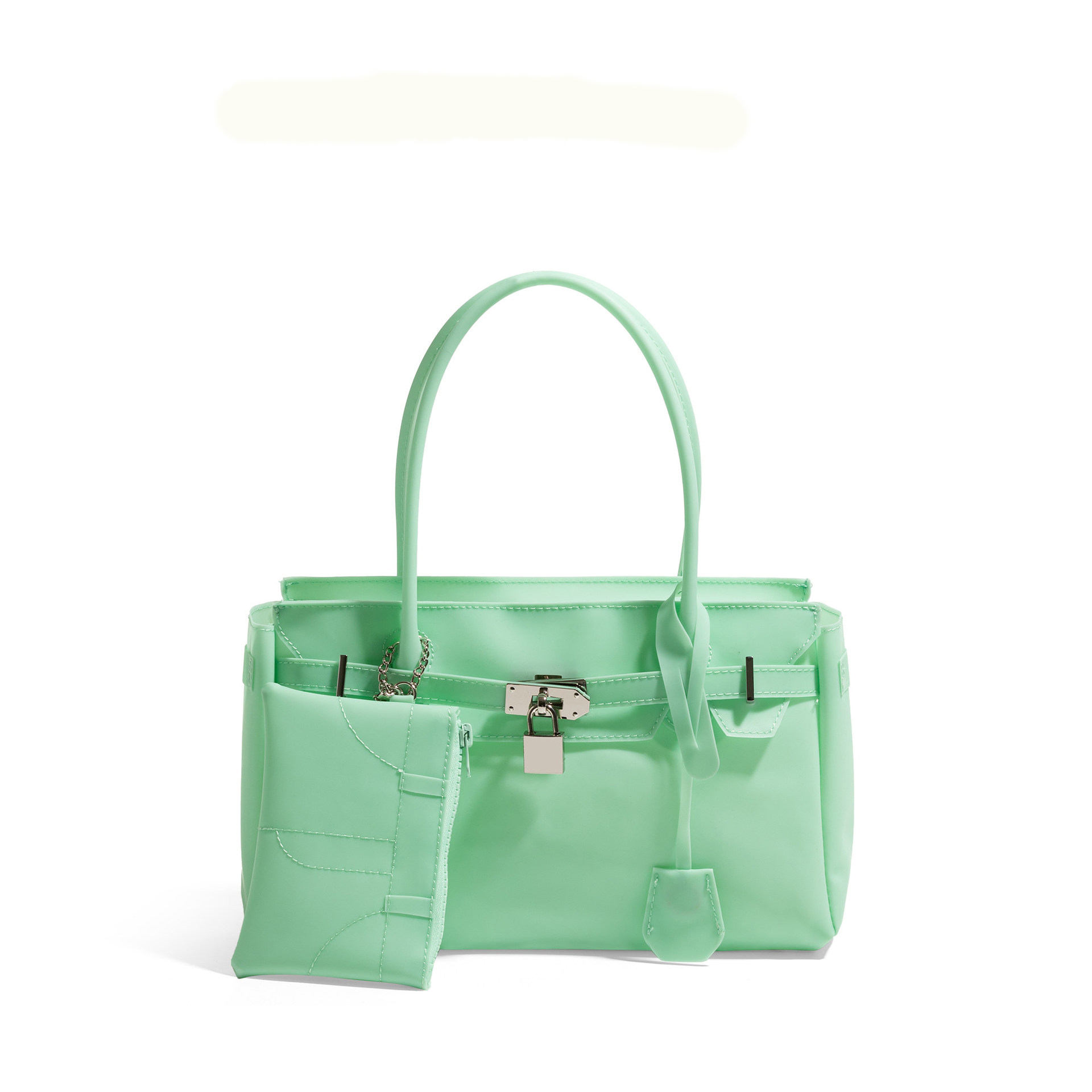 new Korean-style textured mother-child jelly bag summer underarm bag dopamine handbag and shoulder bag