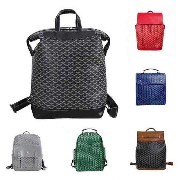 Zaino Cisalpin di design Canvas Green Pied de poule Borsa a mano in pelle da donna Borsa a tracolla Borsa casual Borsa per sport all'aria aperta Bor