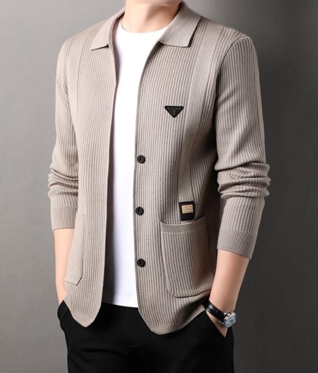 Designer Men's Sweaters luxury Knitted Cardigan Clothes Korean Casual Top Autumn Men's Sweater Jackets