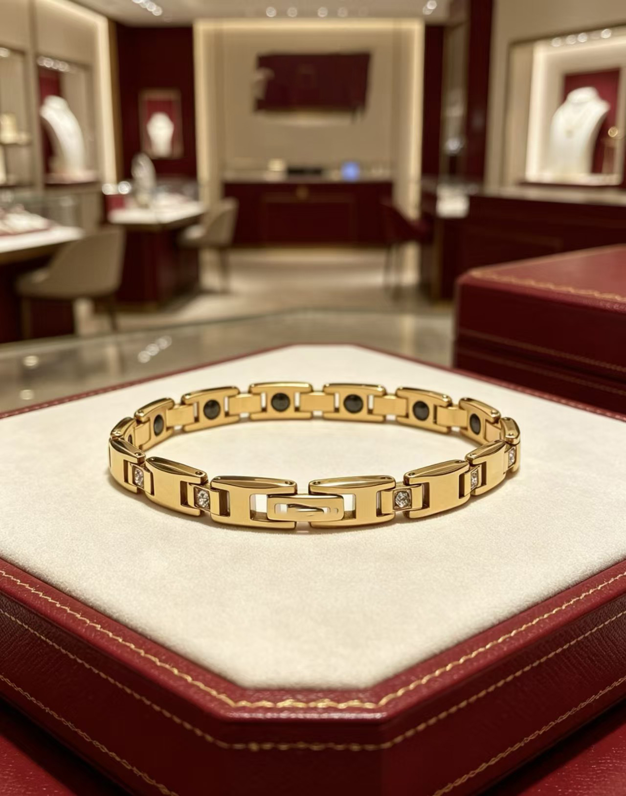 10A Top-Quality Designer Zircon Women's Bracelet, Fashionable Unique Ginkgo Leaf Design, Exclusive Light Luxury Gold Bracelet with Box