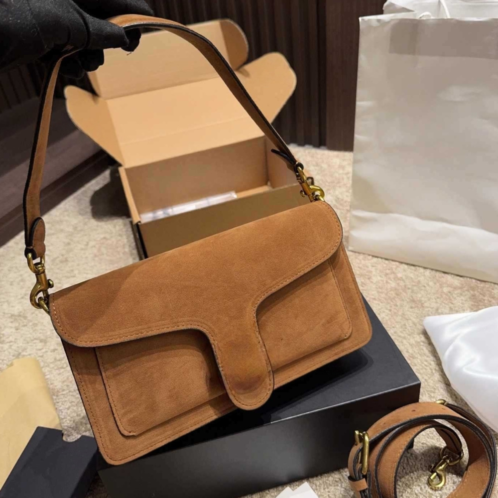 New Evening Bags Tabby Mirror Quality Designer Suede Women Shoulder Brown Dionysuss Flap Large Chain Autumn Winter Crossbody Weekend Travel Evening