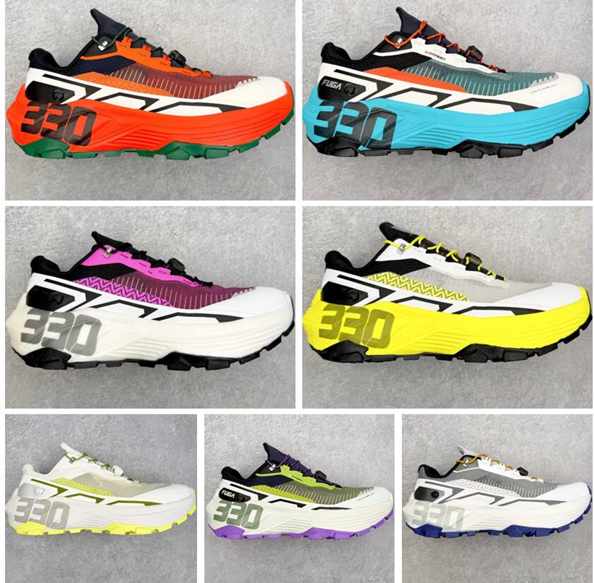 FUGA EX330 Long Distance Mountain Running Shoes Fashionable Comfortable Shock Absorbing Breathable Lightweight Low cut off Road Runner