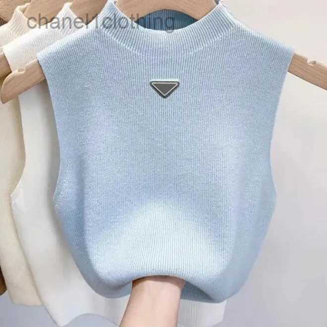 Womens top designer top women designer luxury vest sleeveless camis pure cotton fashionable knitted camisole tees designer clothes high quality tees