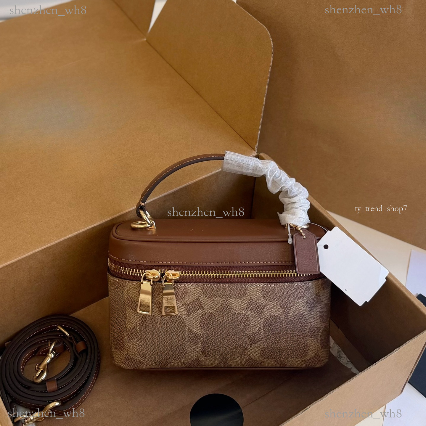 borsa firmata Trail borsa per il trucco in pelle scamosciata Rainer mini malist e piccola borsetta alla moda, borsa da donna in colore a contrasto b