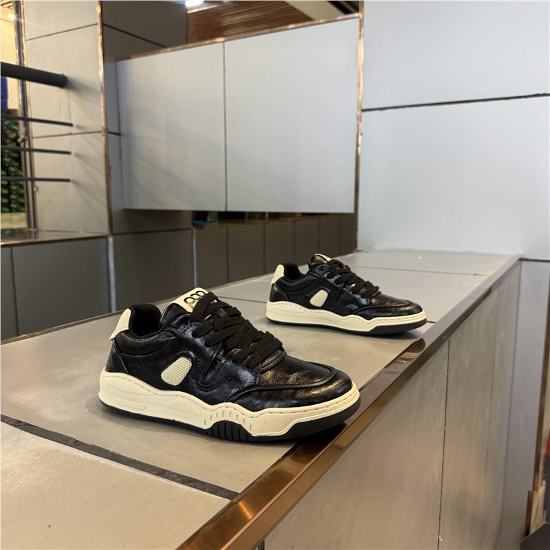 892025 New Autumn Winter Leather Patchwork Comfortable Versatile Men's Soft Sole Designer shoes Sneakers Casual shoes Casual Trendy Shoes Board