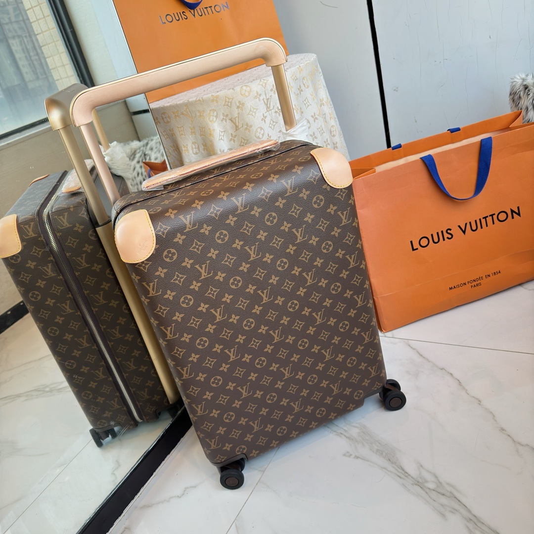 10A Top Quality Designer Suitcase Women Retro Printed Fashion Carry On Trolley Box Vintage Leather Rolling Luggage Man Trendy Travel Case