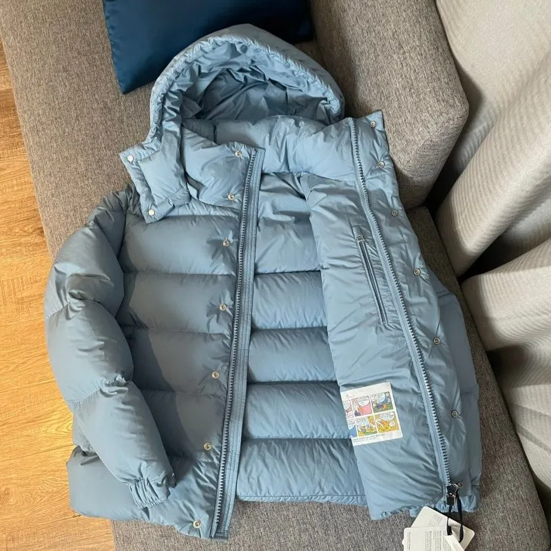 MC Maya70 Hooded Short Down Jacket coat Detachable Hood puffer jacket women winter jacket women Arm Logo Pocket doudoune femme mon