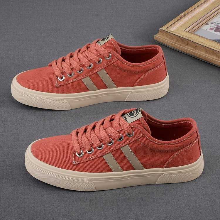 Sandals Versatile low-top breathable lace-up canvas shoes 2026 spring new casual shoes lightweight and comfortable men's sneakers