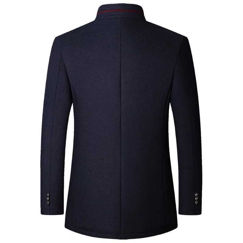 Winter Blends Autumn Stand Collar Wool Jacket Men's Casual Outerwear D260921 0d