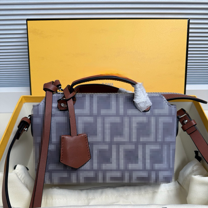 Designer Fed Bag Women Vintage Printed Mini Tote Handbag, Retro Pattern Top Handle Crossbody Purse, Leather Tag Zipper Shoulder Bag Premium Quality