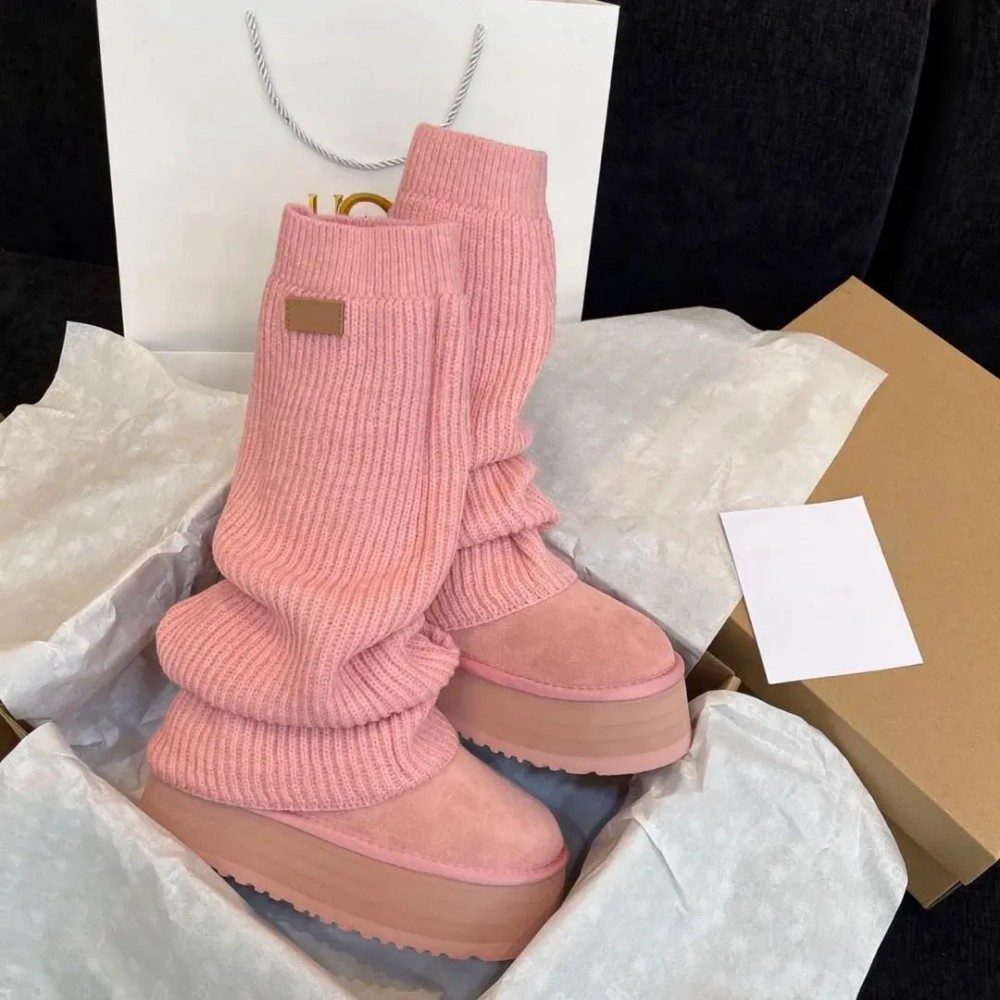 New Snow Boots Can Be Disassembled And Replaced With A DIY Style Slipper For Autumn And Winter At Home Cute Thick Soled Women's Snow Boots