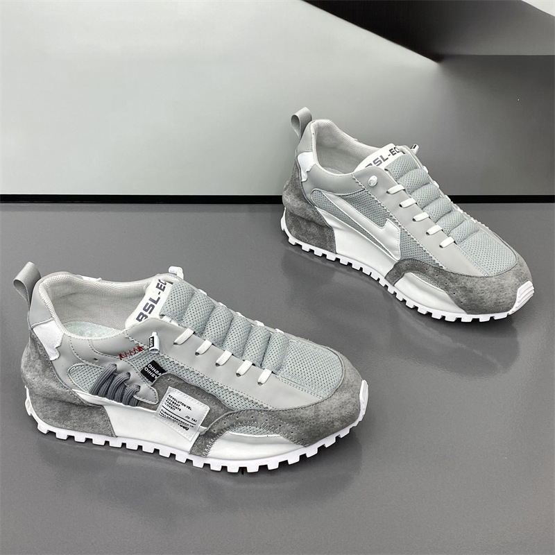 Trendy Casual shoes men's new summer Korean-style sneakers, fashionable versatile dad shoes, thick-soled, height-increasing, Designer shoes bre