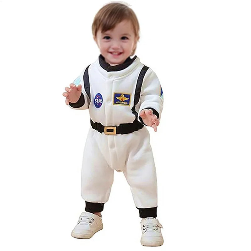 Baby Toddler Astronaut Cosplay Costume Embroidered Space Suit Party Jumpsuit Halloween Costume Fall and Winter Long Sleeve 260920
