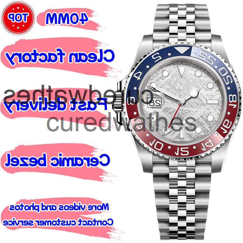 Designer Mens Watch GMT Luxury Watches Clean Factory Super Qualtiy Cal3186/3285 movement Automatic Mechanical Watch Sapphire Waterproof With Box EJE