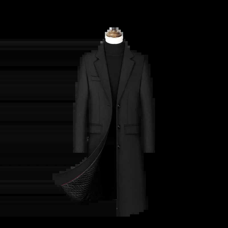content Men's Wool Wool Blends 30% New woolen overcoat in autumn and winter men clothing coat men winter coat men coats for men men winter coat