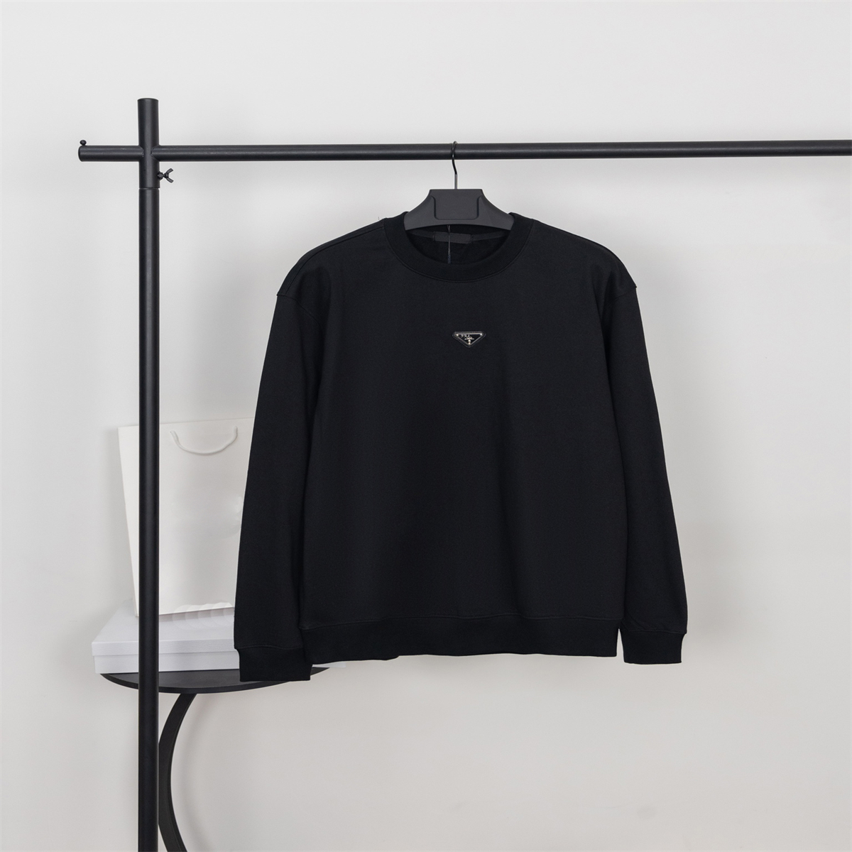 Men's Plus Size Hoodies & Sweatshirts New AOP jacquard letter knitted sweater in autumn / winter knitting machine e Custom jnlarged detail crew