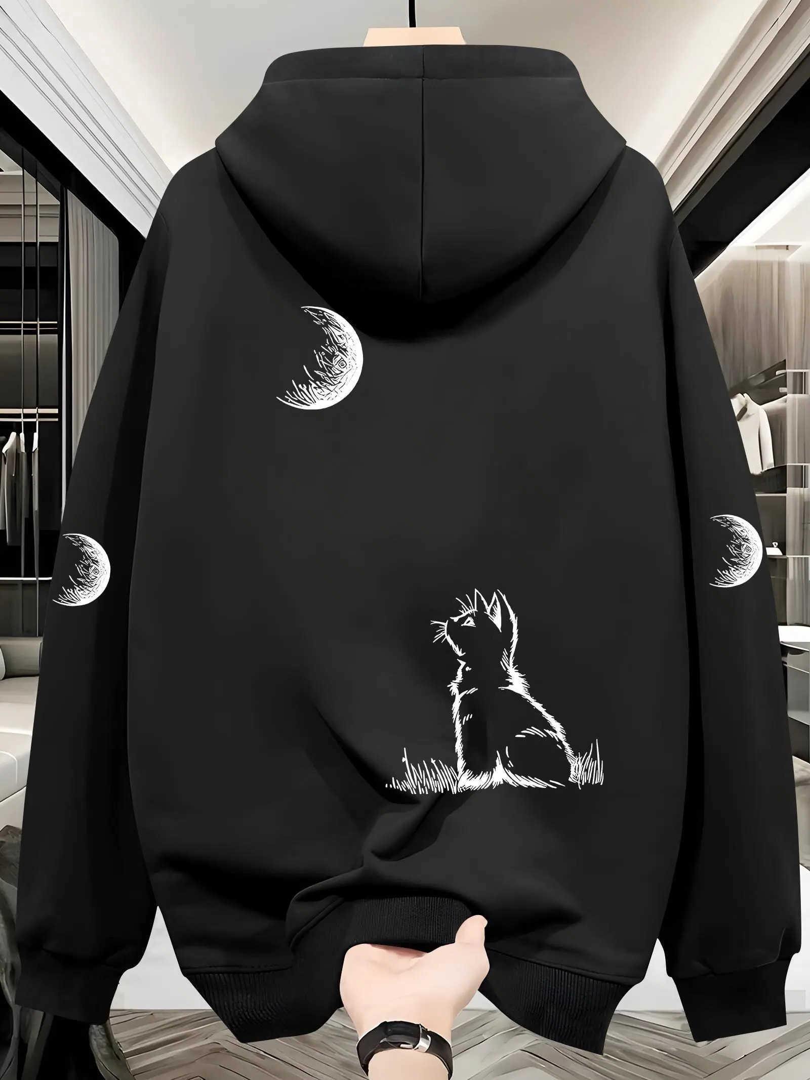 2026 Sweatshirts Men's Printed Hoodies Hooded Men Women Hoodies Plus Size Fashion Sweatshirt Long sleeve Unisex Streetwear Tops D260921