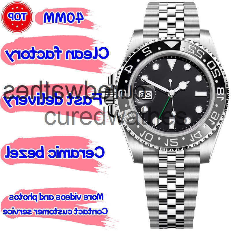 Designer Mens Luxury Watch GMT Watches Clean Factory Super Qualtiy Cal3186/3285 movement Automatic Mechanical Watch Sapphire Waterproof With Box 0RR