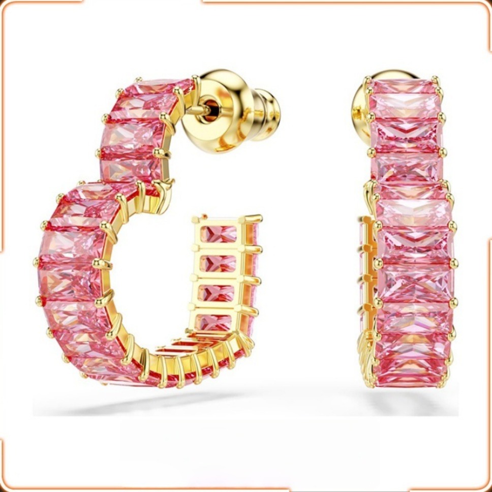 Luxury Tennis Jewelry Set Women Designer Necklace Bracelet Earrings Collection Crystal Gold Plated Statement Fashion Bridal Wedding Party Gifts